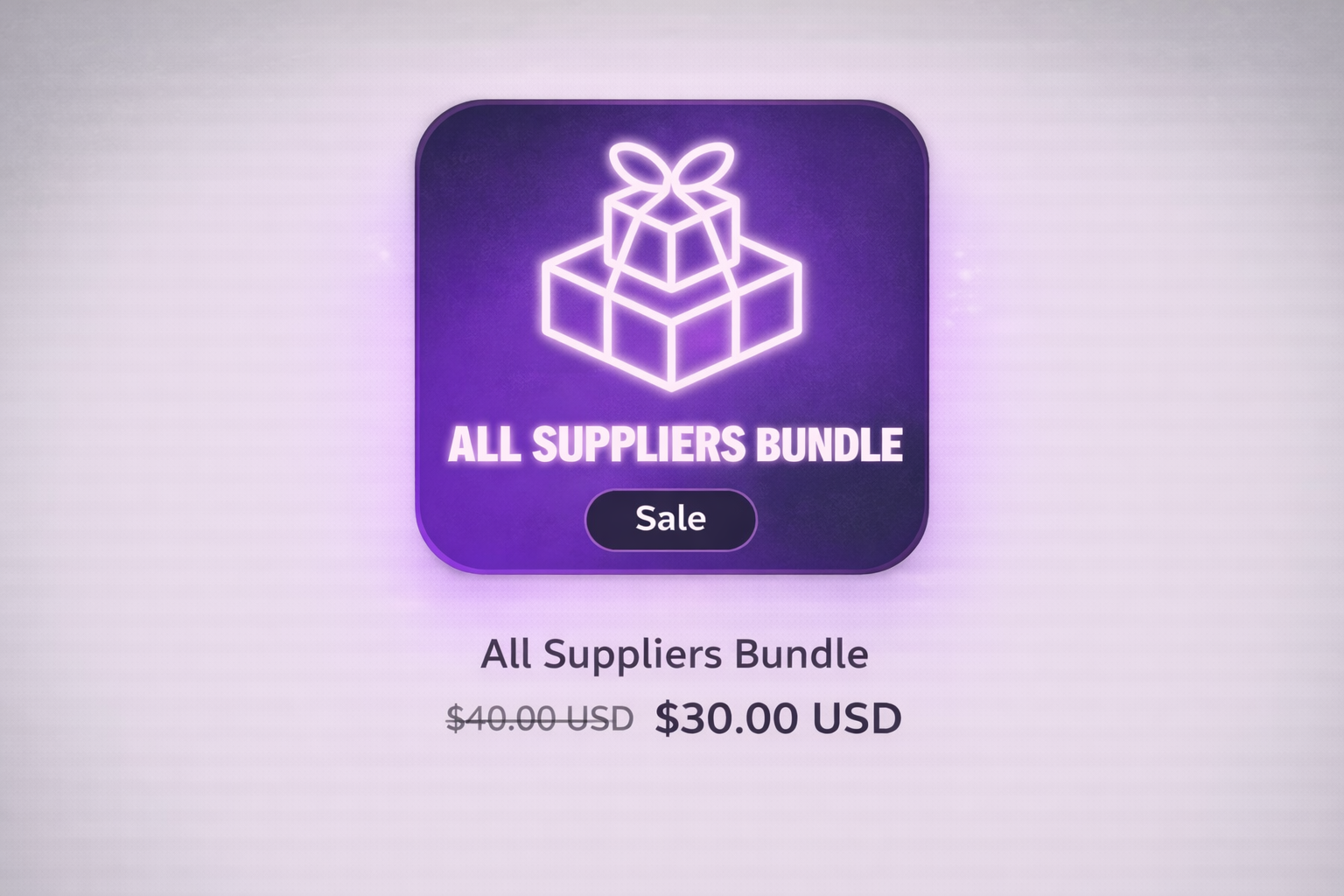 All suppliers bundle